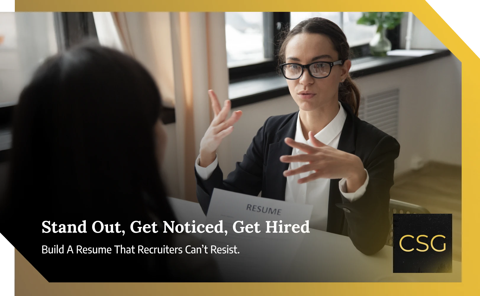 How to build a resume