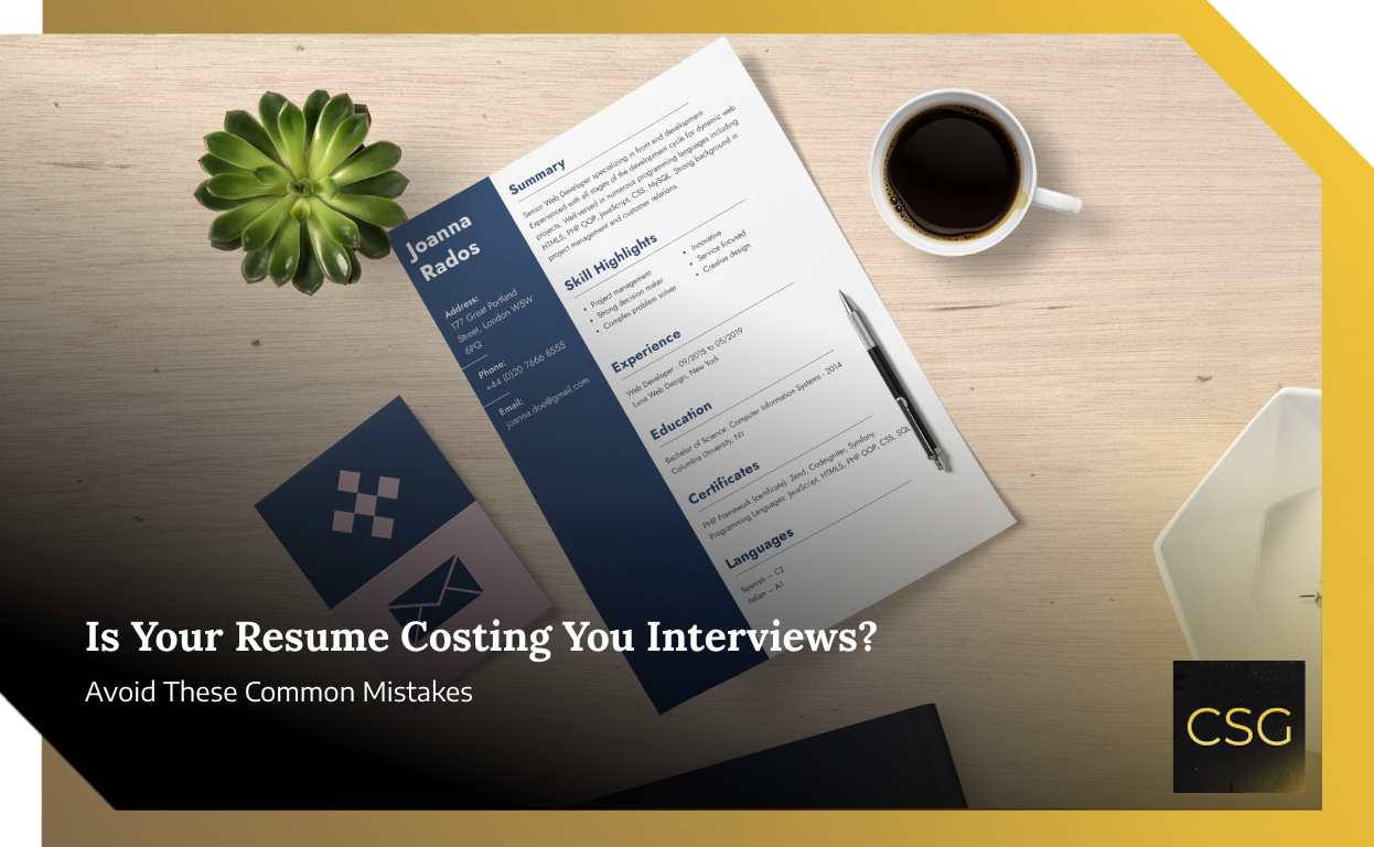 Checklist to avoid common resume mistakes